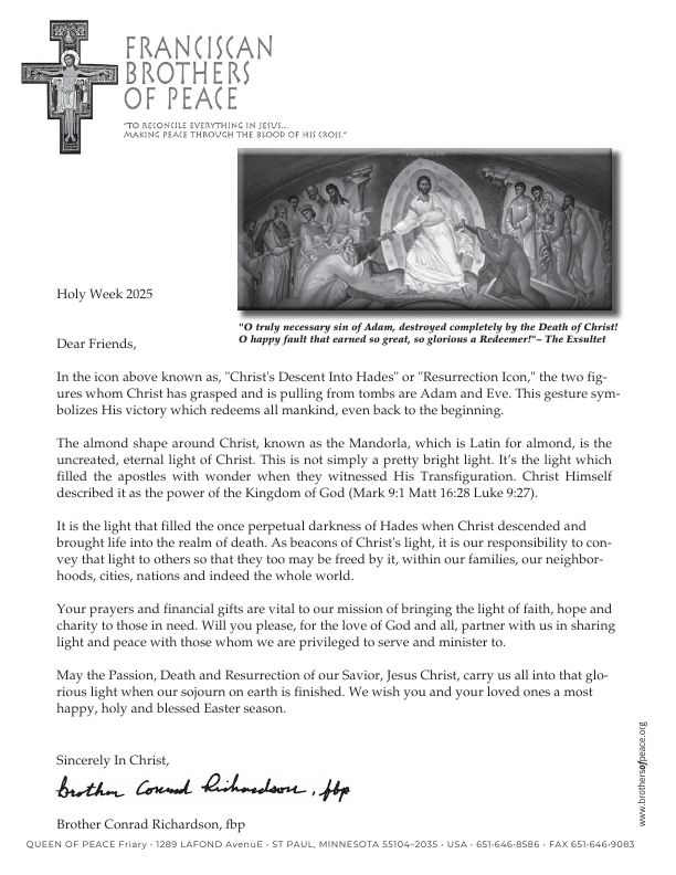 2025 HolyWeek Letter