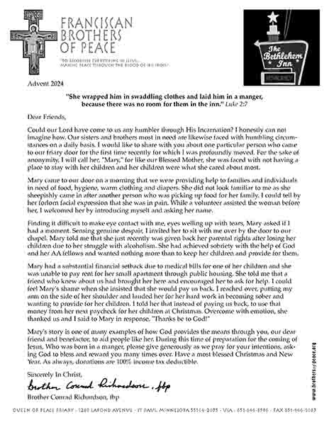 Dec 2024 fbp Advent letter